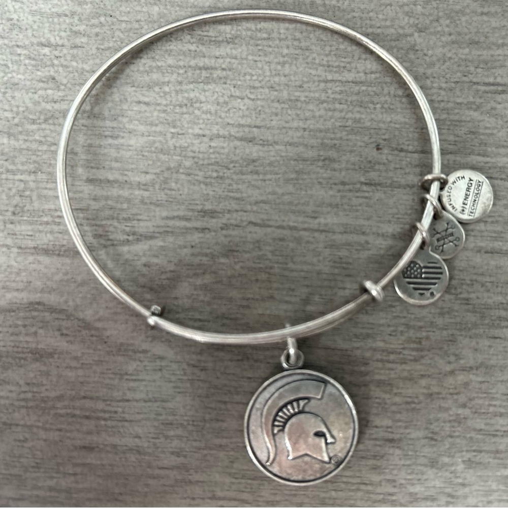Alex an Ani Bracelet with Michigan State Spartan Charm